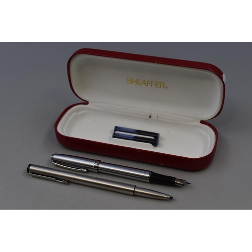 139 - Two Vintage Pens to include Sheaffer and Parker Complete with Two refills in Sheaffer Case