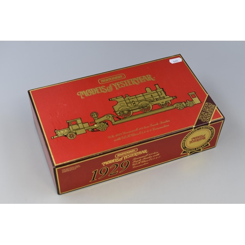 570A - Matchbox, Models Of Yesteryear Special Edition YS16 1929 Scammell 100 Ton Truck-Trailer With G &... 