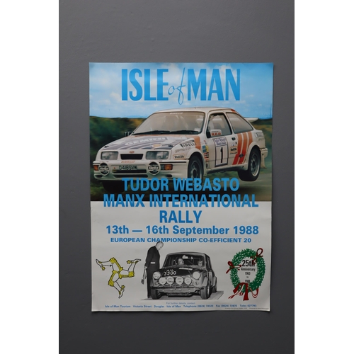 399 - Manx International Rally 1988 Advertising Poster (24