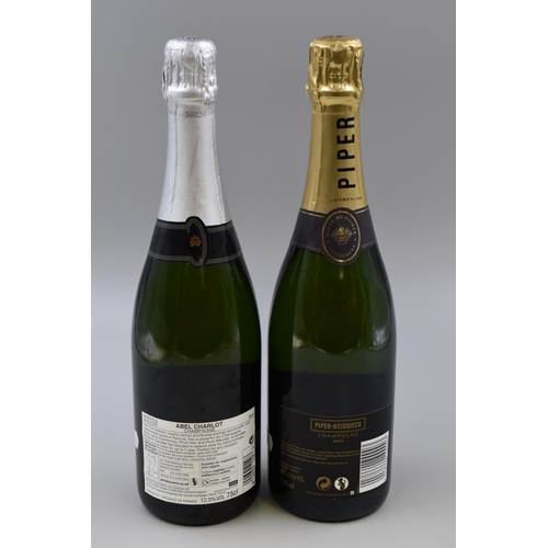 411 - Piper-Heidsieck and Abel Charlot 75cl Bottles of Champagne (Both Sealed)