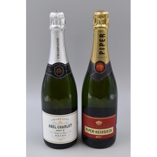 411 - Piper-Heidsieck and Abel Charlot 75cl Bottles of Champagne (Both Sealed)