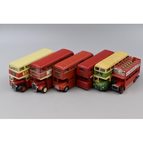 180 - Selection of 12 Die-Cast Scale Models of Buses and Trams including Corgi, Matchbox, Dinky and More