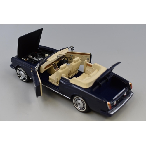 196 - Franklin Mint Rolls Royce Corniche IV Limited Edition Die-Cast Model complete with Certificate