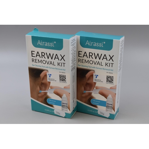 444 - Two New Airassi Earwax Removal Kits