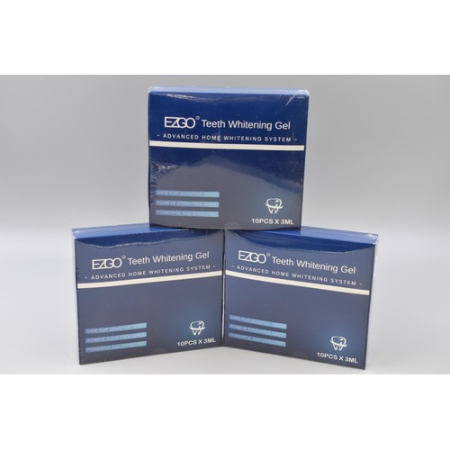 445 - Three Brand New Boxed Teeth Whitening Gel Kits