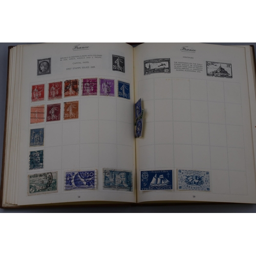 469 - Two Stamp Albums Containing a Variety of Vintage Worldwide Stamps, Royal Mail Stamp Album and Stirli... 