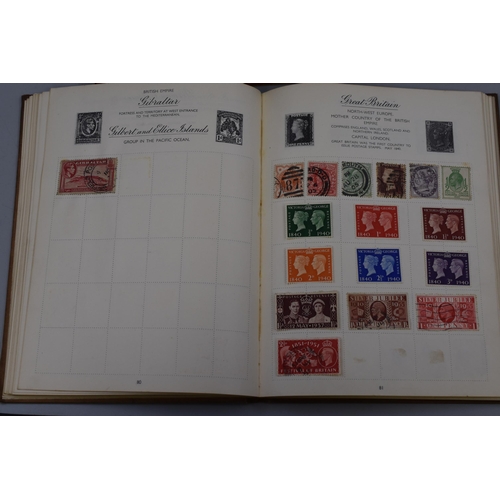 469 - Two Stamp Albums Containing a Variety of Vintage Worldwide Stamps, Royal Mail Stamp Album and Stirli... 