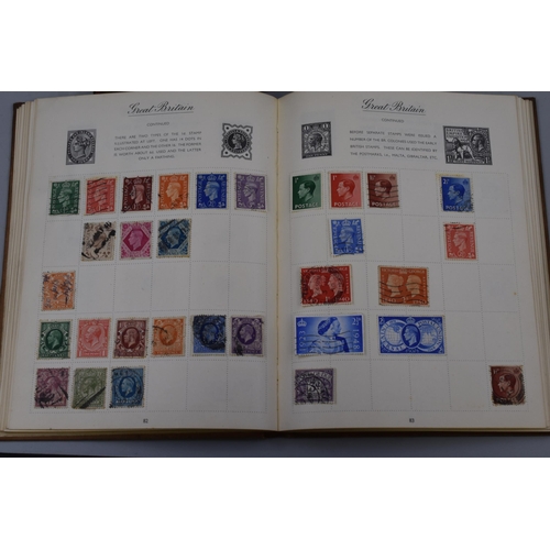 469 - Two Stamp Albums Containing a Variety of Vintage Worldwide Stamps, Royal Mail Stamp Album and Stirli... 