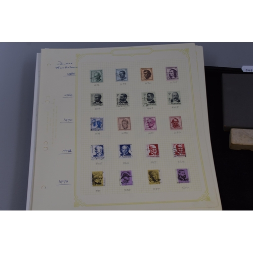 471 - A Selection of Stamps To Include Sheets of Australian Stamps, Loose Worldwide Stamps, And Various Mo... 