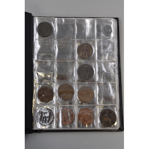 478 - A Coin Folder Containing a Selection of UK Copper Coinage