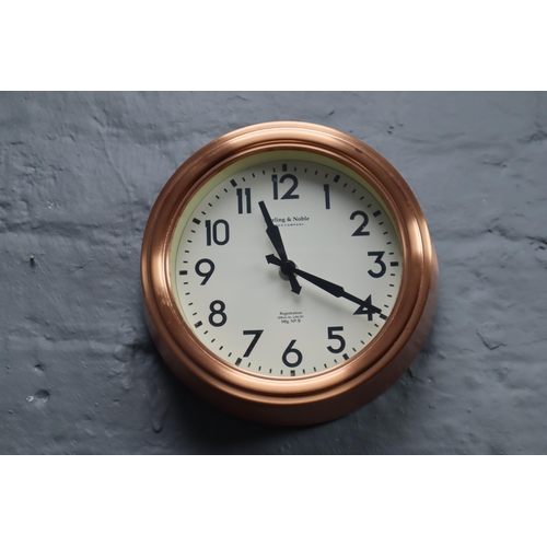 671 - Sterling & Noble battery operated wall clock