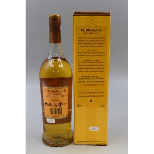 257 - Glenmorangie Ten Years Old Highland Single Scotch Malt Whisky (1 Ltr 40% Vol) Complete with Box (Sea... 