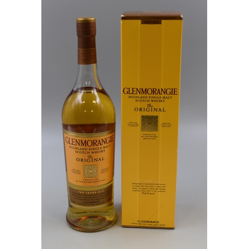 257 - Glenmorangie Ten Years Old Highland Single Scotch Malt Whisky (1 Ltr 40% Vol) Complete with Box (Sea... 