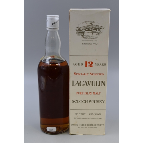 258 - Lagavulin Specially selected Lagavulin Pure Islay Malt Scotch Whisky from the White Horse Distillers... 