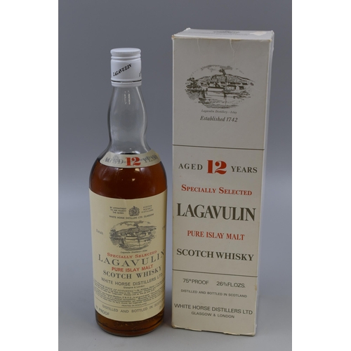 258 - Lagavulin Specially selected Lagavulin Pure Islay Malt Scotch Whisky from the White Horse Distillers... 