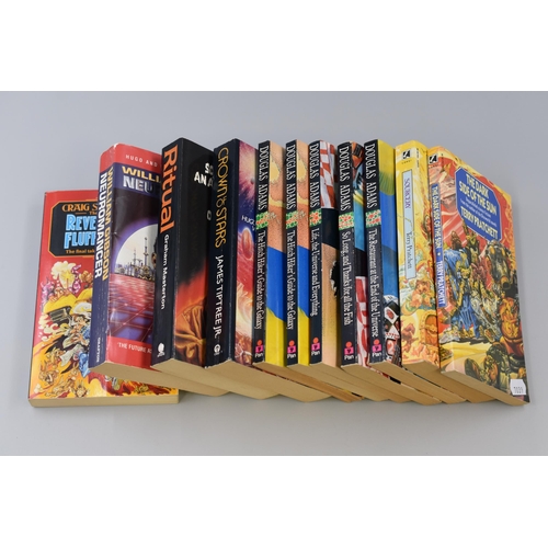 517 - Collection of Paperback Books by Various Authors to Include Terry Pratchett, Douglas Adams, William ... 