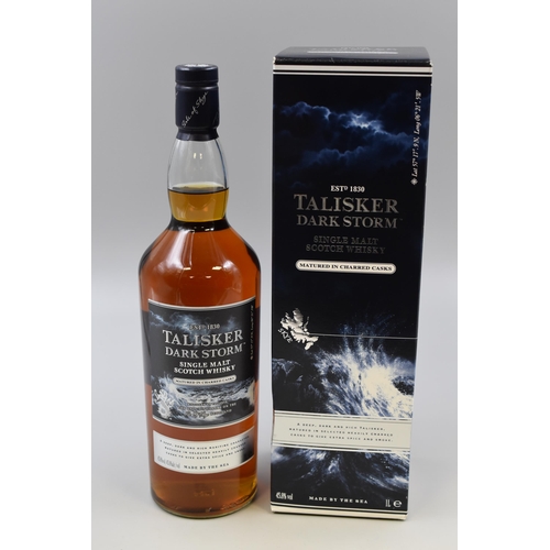 286 - Talisker Dark Storm Single Malt Scotch Whisky (45.8% vol 1Ltr Bottle) Complete with Box (Sealed)