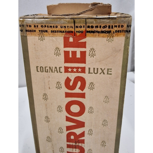 314 - Vintage Sealed Boxed Bottle of Courvoisier Luxe Brandy.