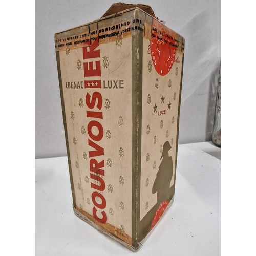 314 - Vintage Sealed Boxed Bottle of Courvoisier Luxe Brandy.