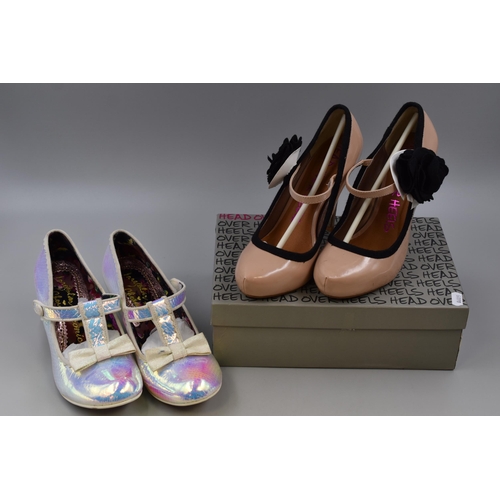 783 - Two Pairs of Ladies Pre-Owned designer Shoes to include Head over Heels and other size 39