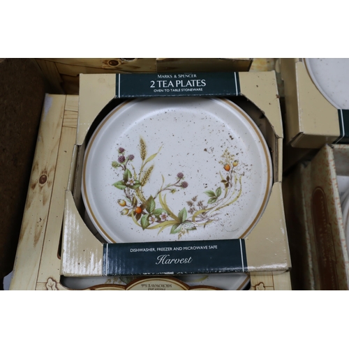 828 - Selection of Mark & Spencer St Michael Harvest Set Including Tea Plates, Bowls and more (In Boxe... 