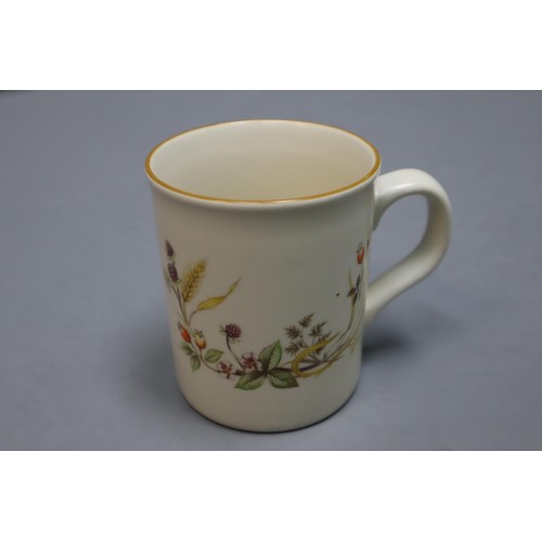 867 - Large Selection of Mark & Spencer St Michael Harvest Tea Cups and More Approx 60 Pieces, Some Pi... 