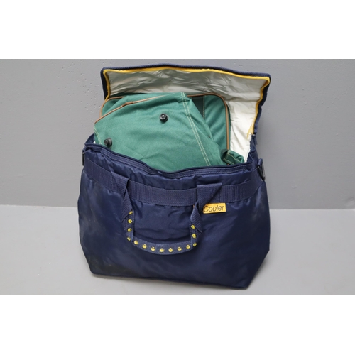 755 - Blue Antler holdall/cloths carrier new with tags, blue Antler suitcase new with tags, lock and keys ... 