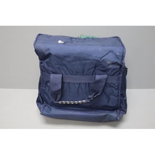 755 - Blue Antler holdall/cloths carrier new with tags, blue Antler suitcase new with tags, lock and keys ... 