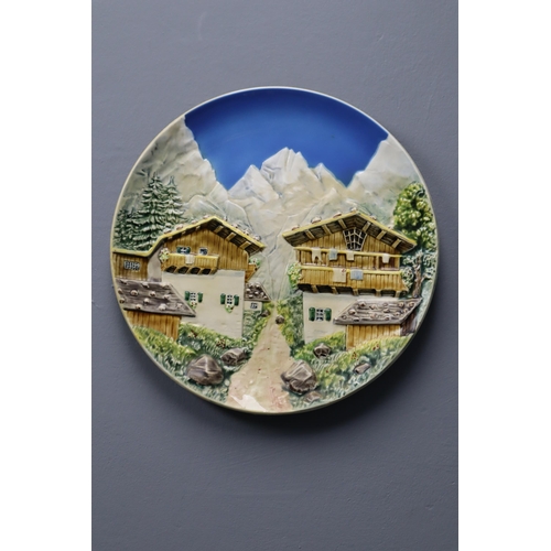 846 - A Mixed Selection To Include West German Collectable Plates, Piggy Bank, Capodimonte, And More