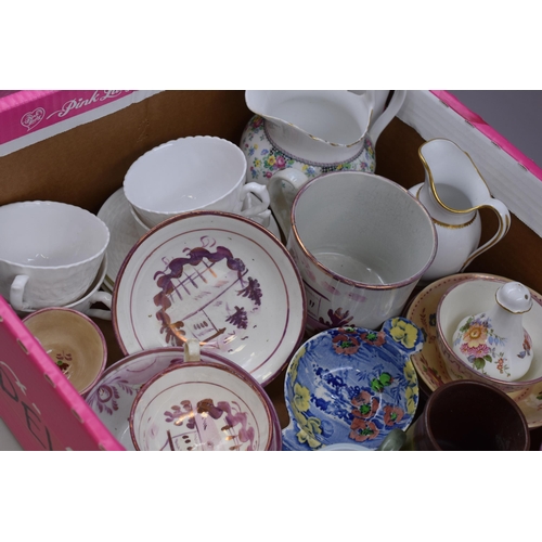 849 - Mixed Selection including Royal Crown Derby, Hammersley, Crescent Ware, Spode and More