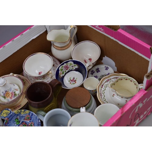 849 - Mixed Selection including Royal Crown Derby, Hammersley, Crescent Ware, Spode and More