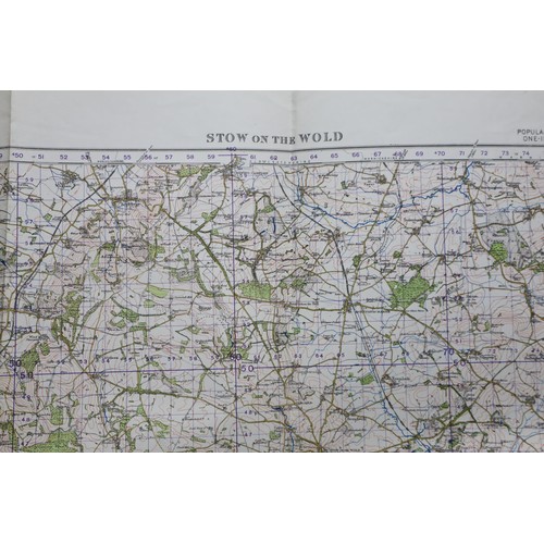 510 - Twelve War Office General Staff RAF Air Maps for England & Wales (WWII 2nd War Revision)