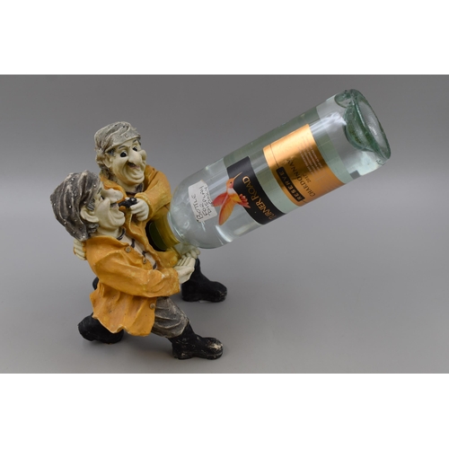 339 - Large Quirky Drunken sailors Wine Bottle Holder (bottle not included)