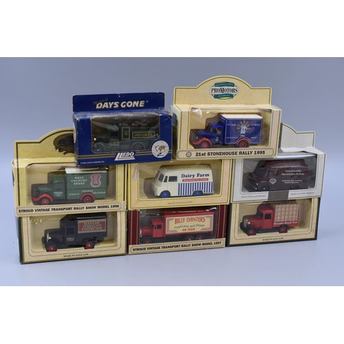 467 - Collection of Eight Boxed As New Collectable Vintage Promotional Commercial Diecast Vehicles