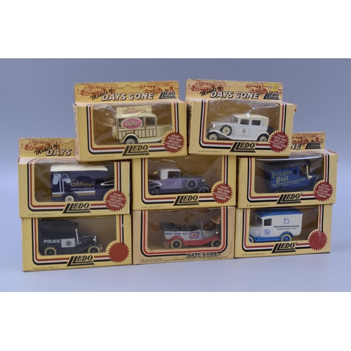 Collection of Eight Boxed Corgi Lledo Classic Diecast Collectable Vehicles.