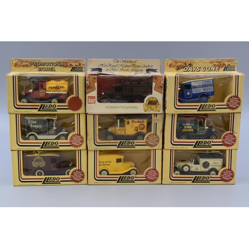 475 - Collection of Nine Boxed Corgi Lledo Classic Diecast Collectable Vehicles