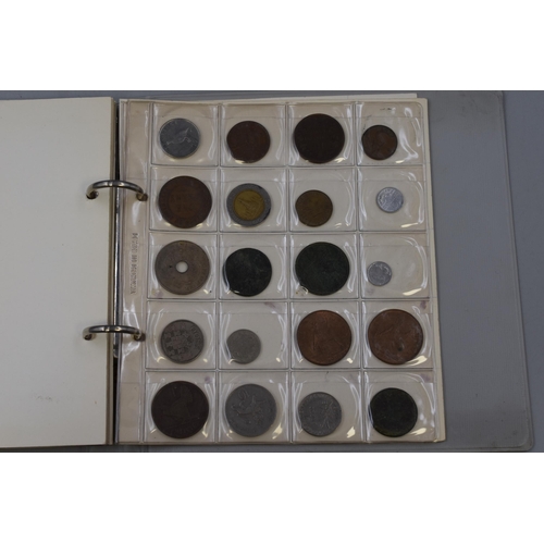 138 - Coin Album Containing 120 Coins including Roman, British and Foreign