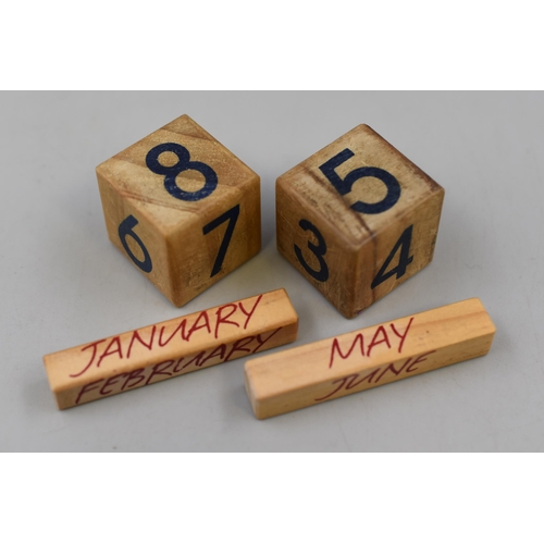 183 - Two Vintage Desktop Perpetual Calendars