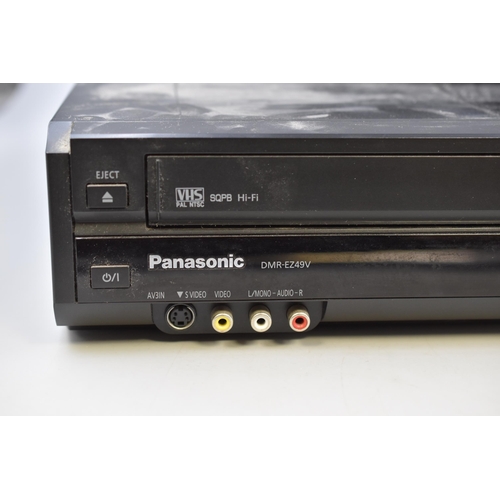 Panasonic Dmr-ez49v Vhs   Dvd Recorder Combi