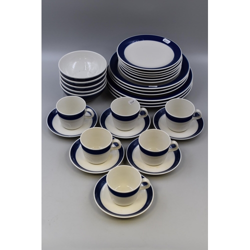 825 - Swedish Rorstrand Part Dinner Service includes 6 Duos.