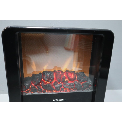 827 - Dimplex MicroFire 1.5kw Optiflame Coal Effect Heater in Original Box (Working)