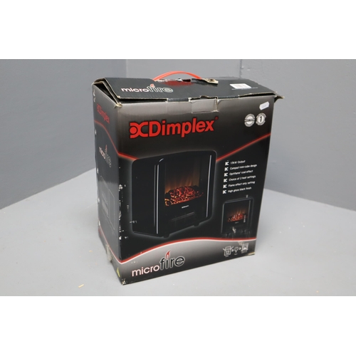 827 - Dimplex MicroFire 1.5kw Optiflame Coal Effect Heater in Original Box (Working)