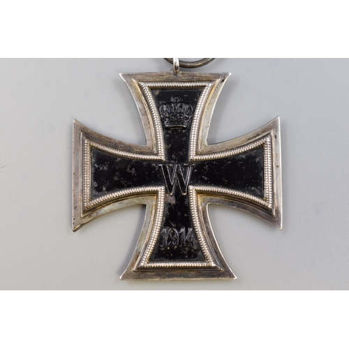 243 - Imperial Germany 1870 Iron Cross Second Class Medal Complete with Ribbon