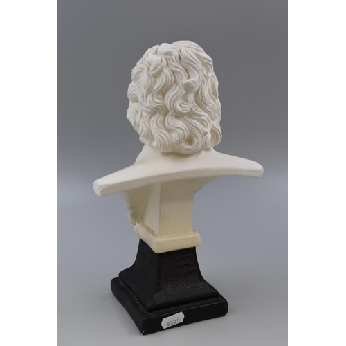 282 - Large Ludwig Van Beethoven Ceramic Bust approx 12