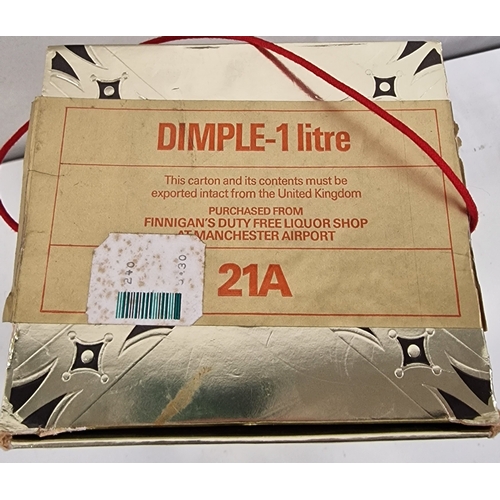 251 - Vintage Boxed 1 Litre Bottle of Dimple Haig Scotch Whisky. Sealed