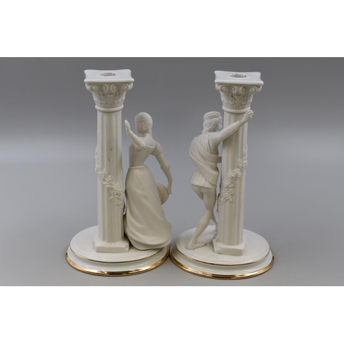 285 - Pair of Franklin Mint Fine Porcelain 