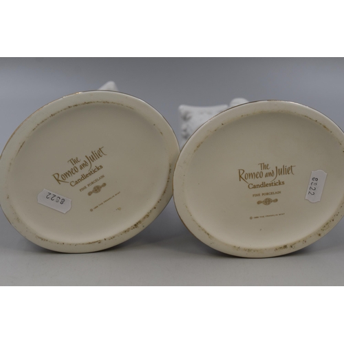 285 - Pair of Franklin Mint Fine Porcelain 