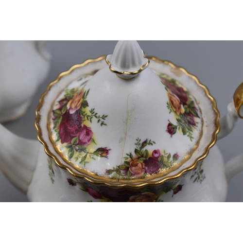 289 - A Royal Albert Old Country Roses Twenty-Nine Piece Tea/Coffee Service. Includes Eight Trios (The Cup... 