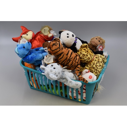 744 - A Large Selection of TY Beanie Babies, Approx 3kg