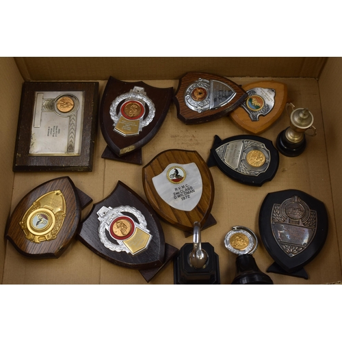 760 - A Selection of 1960's and 70's Motorcycle Plaques and Trophies